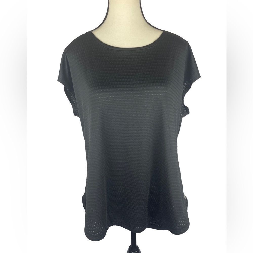 Layers Women’s Activewear Sleeveless Quick Dry Black Tee Size : XL
